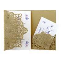 Silvery Invitation Card Laser Invitation Card Wedding Card